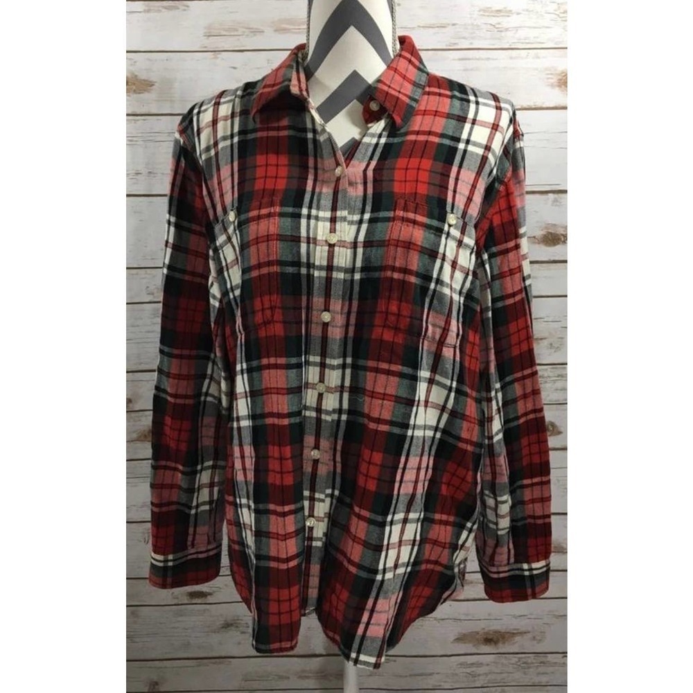 LRL Lauren Jeans Co Plaid Shirt